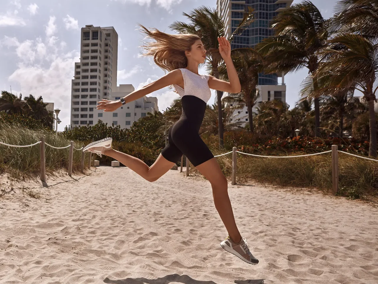 Sport photography in beachside